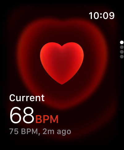 Apple Watch Ultra 3, titanium case, natural color, Heart Rate notification, band, Trail Loop, blue/bright blue color