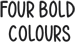 iPad in four bold colors