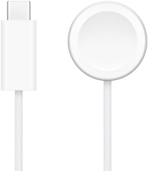 USB‑C punjač pokraj magnetskog brzog punjača Apple Watcha
