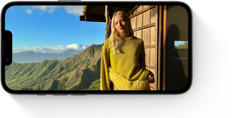 جهاز iPhone 17e، الجزء الخارجي الأمامي، شاشة ريتنا سوبر XDR