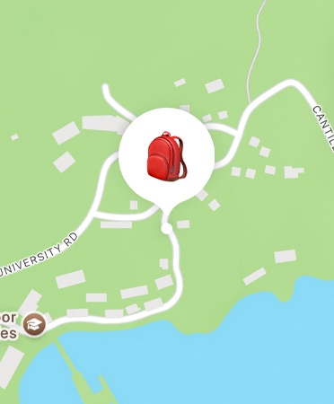 Find My app in use