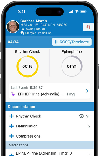 iPhone displaying the Epic Rover app.