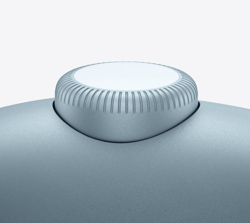 Ακουστικά AirPods Max 2, χρώμα μπλε, λεπτομέρεια του Digital Crown