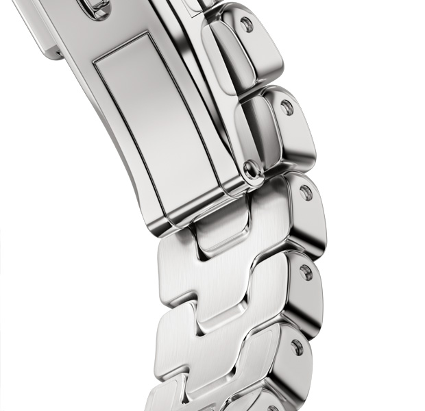 Correa Grand H para Apple Watch Hermès Series 12, color Satiné, práctica hebilla metálica