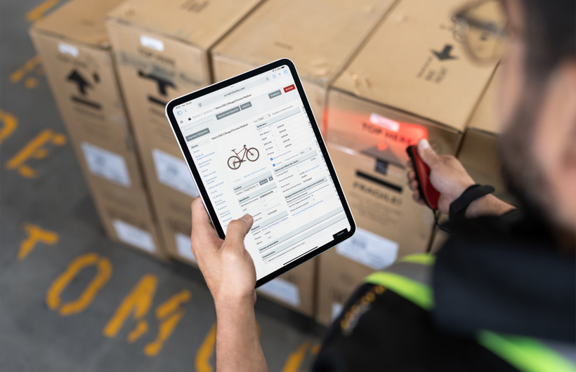 Inston Gurdian, the Warehouse Manager uses iPad to streamline inventory and shipping.