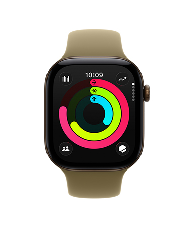 Zwei Personen laufen und tragen dabei eine Apple Watch Series 11