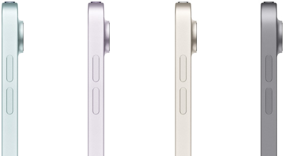 Keturių skirtingų spalvų „iPad Air“